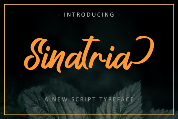 Sinatria Font - Featured Image