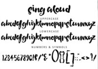 Sing Aloud Font - Featured Image