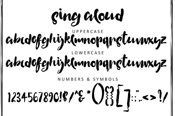 Sing Aloud Font - Featured Image