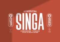 Singa Font - Featured Image