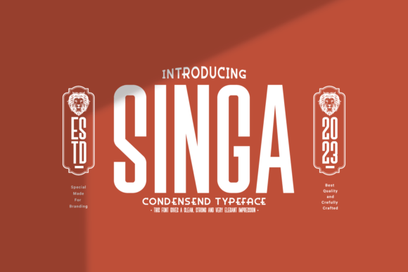 Singa Font - Featured Image