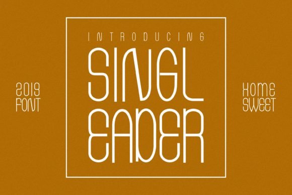 Singleader Font - Featured Image