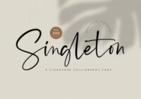 Singleton Font - Featured Image