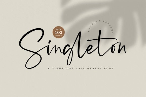 Singleton Font - Featured Image