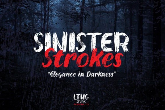 Sinister Stroke Font - Featured Image