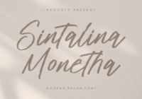 Sintalina Monetha Font - Featured Image
