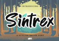 Sintrex Font - Featured Image