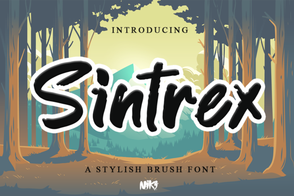 Sintrex Font - Featured Image