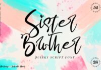 Sister & Brother Font - Featured Image