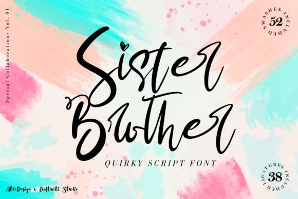 Sister & Brother Font - Featured Image