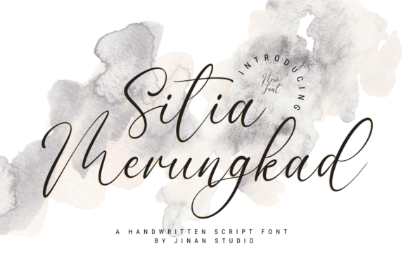 Sitia Merungkad Font - Featured Image