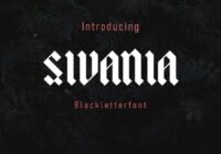 Sivania Font - Featured Image