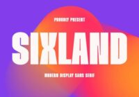 Sixland Font - Featured Image