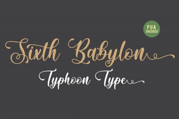 Sixth Babylon Font - Featured Image
