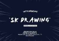 Sk Drawing Font - Featured Image
