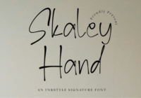 Skaley Hand Font - Featured Image