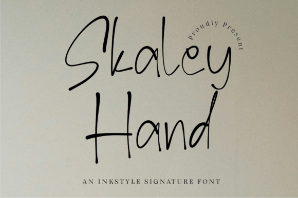 Skaley Hand Font - Featured Image