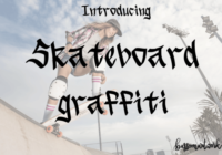Skateboard Graffiti Font - Featured Image