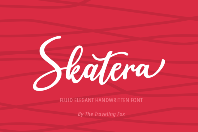 Skatera Font - Featured Image
