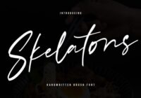 Skelatons Font - Featured Image