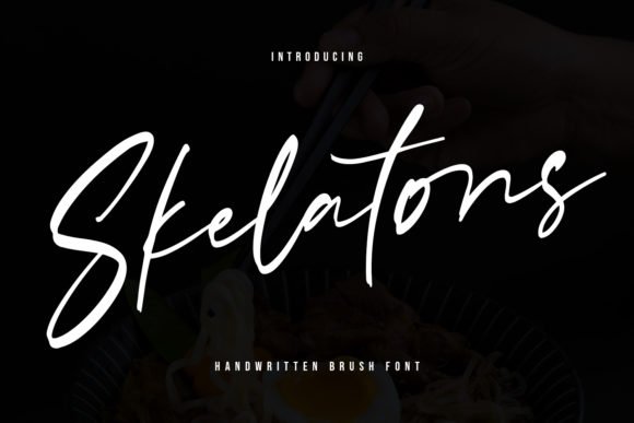 Skelatons Font - Featured Image