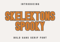 Skelektons Spooky Font - Featured Image
