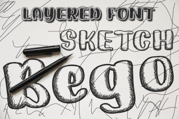Sketch Bego Font - Featured Image
