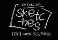 Sketches Font - Featured Image