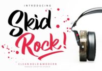 Skid Rock Font - Featured Image