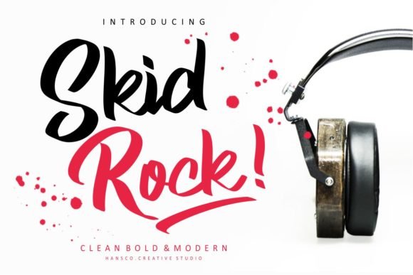 Skid Rock Font - Featured Image