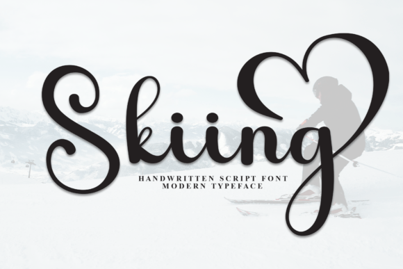 Skiing Font - Featured Image