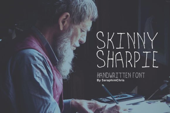 Skinny Sharpie Font - Featured Image