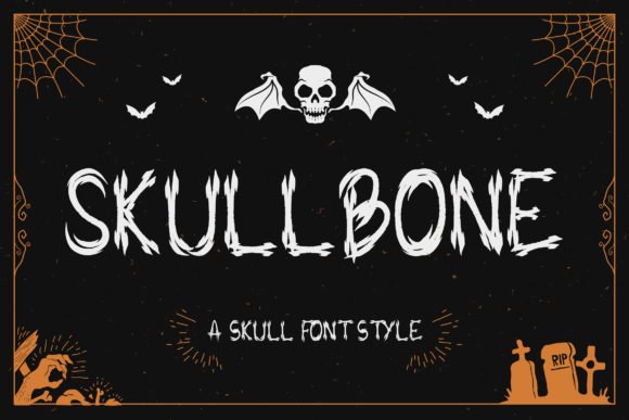 SkullBone Font - Featured Image