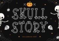 Skull Story Font - Featured Image