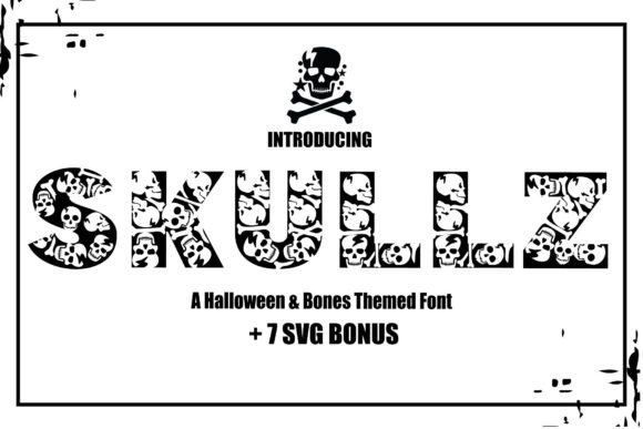 Skulls Font - Featured Image