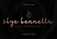 Skye Bennetta Font - Featured Image