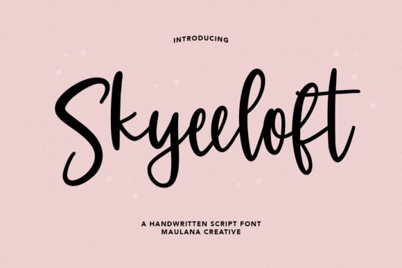 Skyeeloft Font - Featured Image