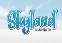 Skyland Font - Featured Image