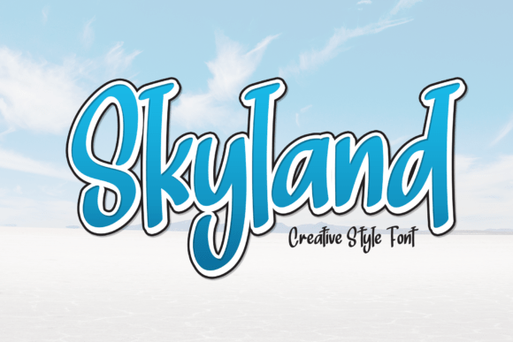Skyland Font - Featured Image