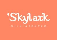 Skylark Font - Featured Image