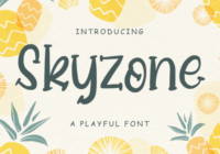 Skyzone Font - Featured Image
