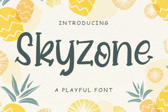 Skyzone Font - Featured Image