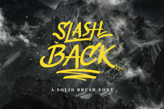 Slashback Font - Featured Image