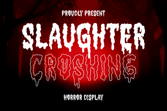 Slaughter Croshing Font - Featured Image