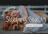 Sleeping Beauty Font - Featured Image