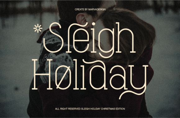 Sleigh Holiday Font - Featured Image