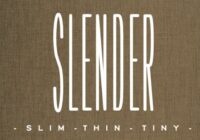 Slender Font - Featured Image