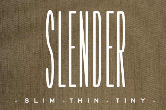 Slender Font - Featured Image