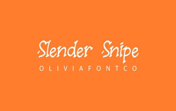 Slender Snipe Font - Featured Image
