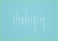 Slendergrey Font - Featured Image